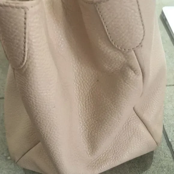 Mark & Graham Cream Satchel with Bamboo Handles - Picture 10 of 16